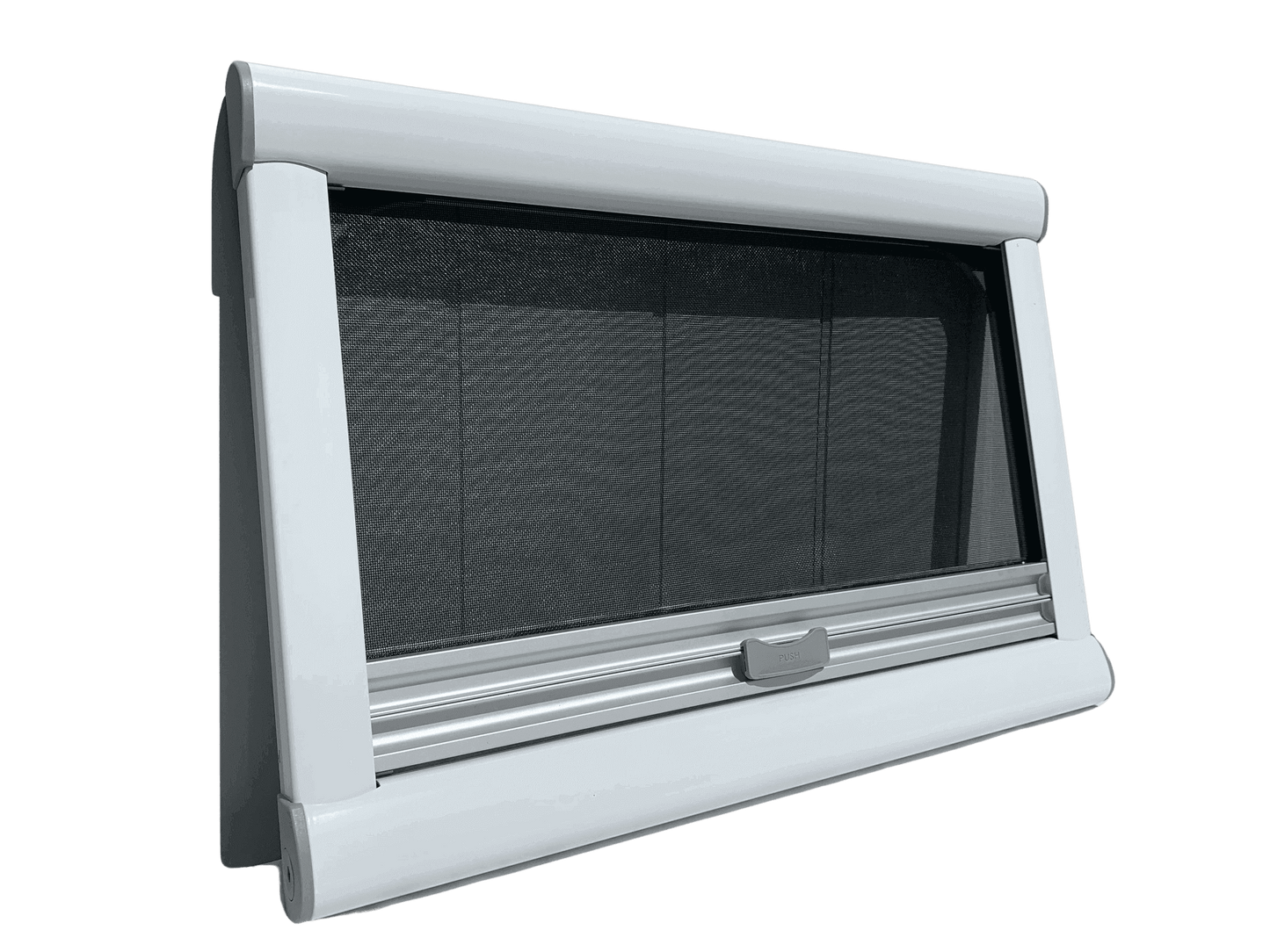 Caravan Window with Blind and Flyscreen | Van DIY