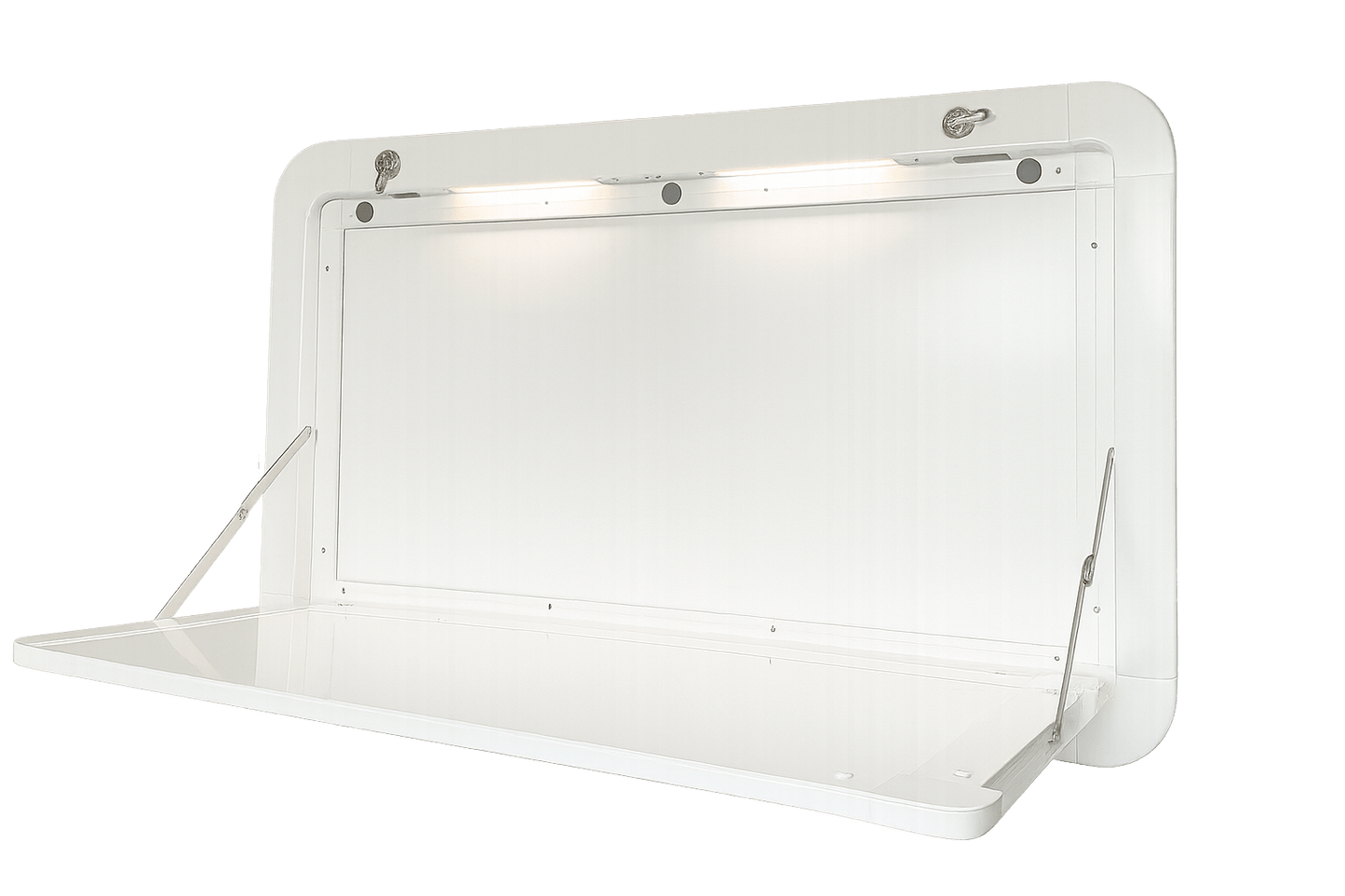 Caravan Wall Mounted Table with LED | Van DIY