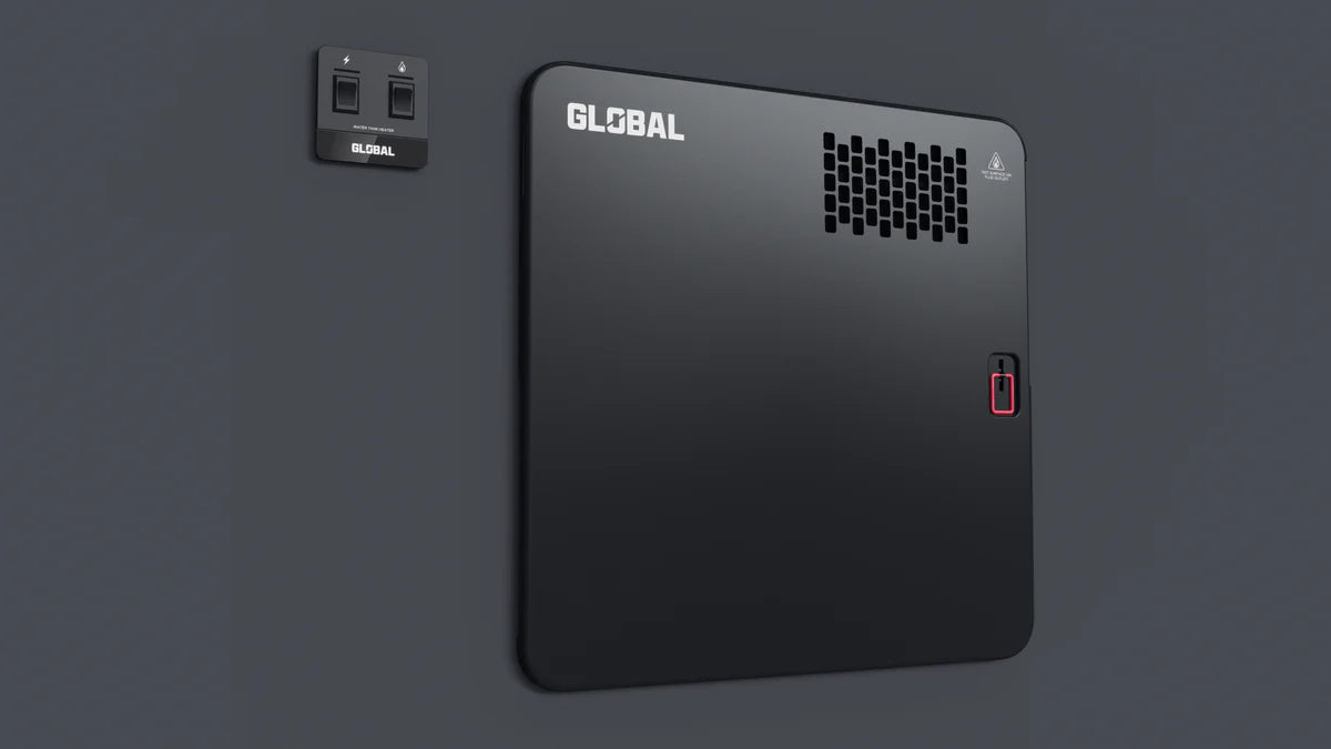 Global Heritage 28L Gas Electric Hot Water System | Van DIY