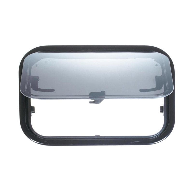 SJRV Flat Acrylic Caravan Windows with Blind and Flyscreen - 450mm x 900mm