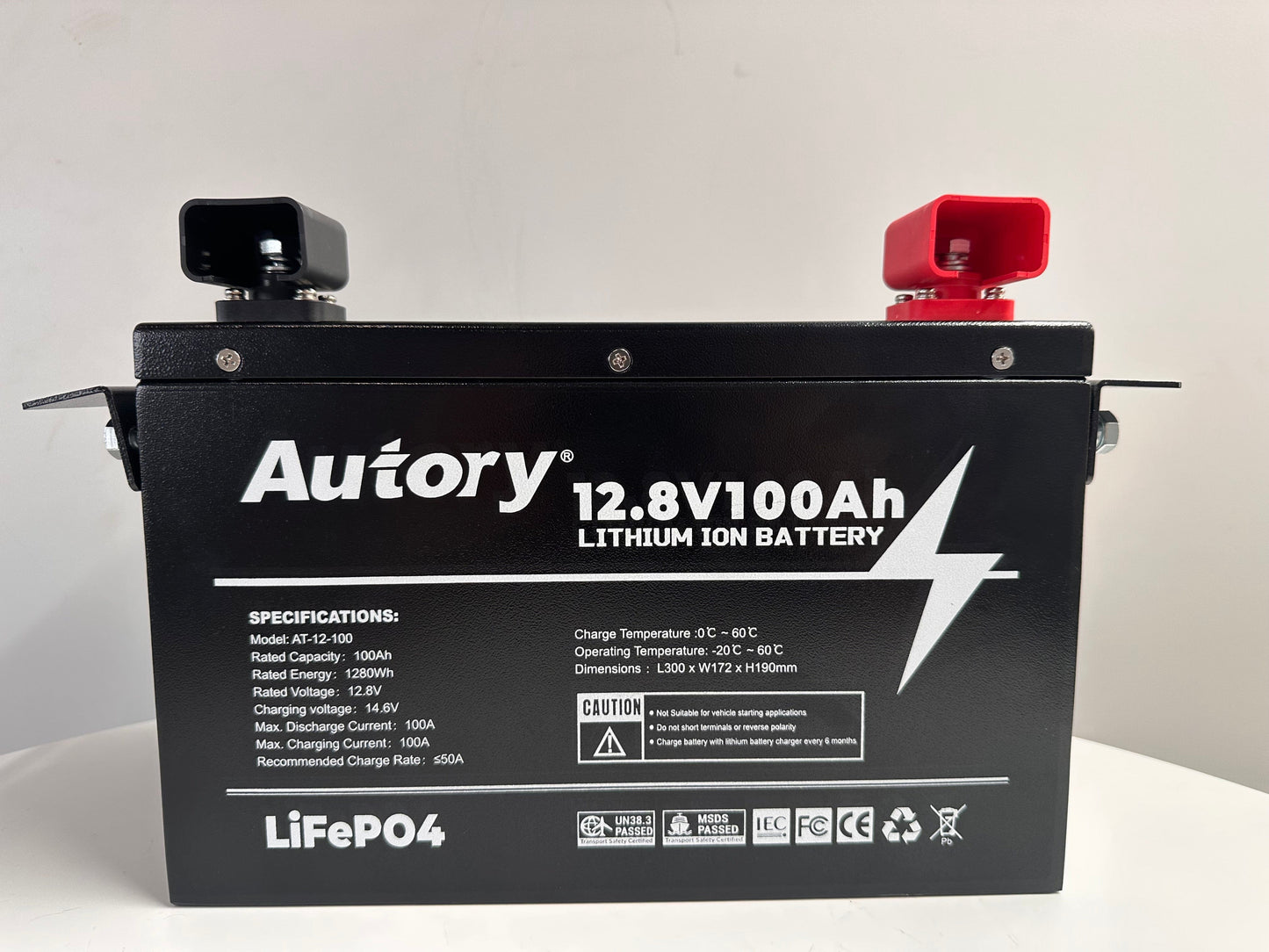 12V Lithium Battery with metal Case | SJRV Premium Hi Output 100A