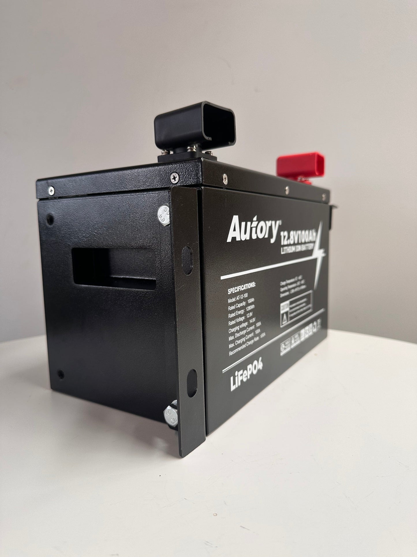 12V Lithium Battery with metal Case | SJRV Premium Hi Output 100A