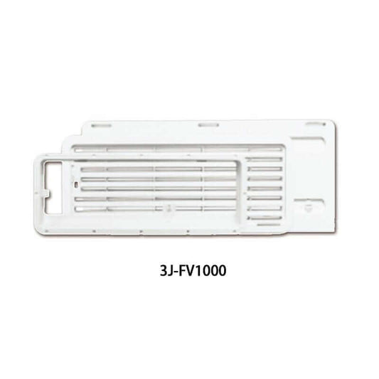 White RV fridge vent FV1000 for improved ventilation in caravans and motorhomes.