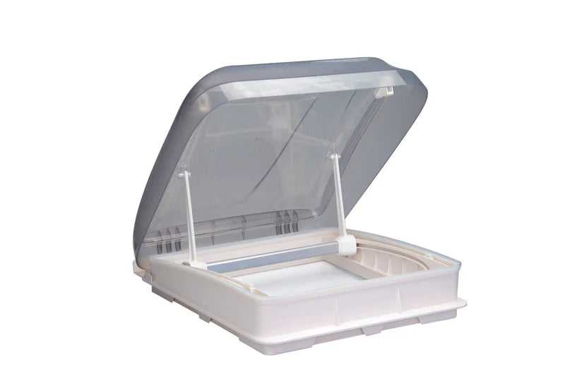 SJRV Caravan Skylight 400 × 400mm – 3-Level LED, Blind & Flyscreen