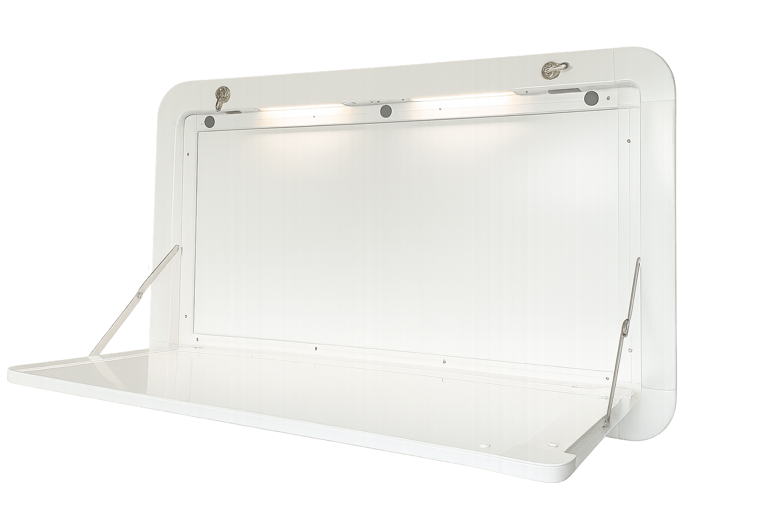 Caravan Wall Mounted Table with LED | Van DIY