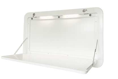 Caravan Wall Mounted Table with LED | Van DIY
