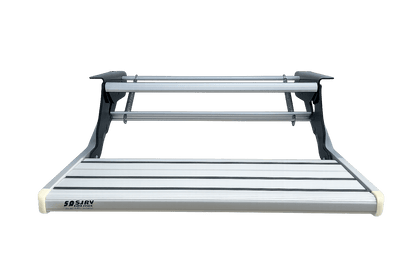 RV Caravan Fold Up Step with LED Light | Van DIY